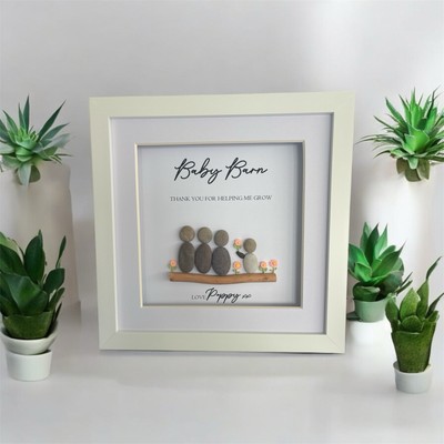 Kiesel Kunst Bilderrahmen Geschenk Wandbild, Lehrer Trainer Krankenschwester Sozialarbeiter Geschenk