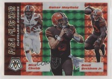 2020 Panini Mosaic Flea Flicker Green Prizm Odell Beckham Jr Baker Mayfield ow1