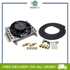 Derale Transmission Oil Cooler 13950 Atomic-cool 12.75 X 9.375 8 In. Fan