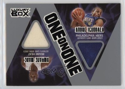 2005 Luxury Box One on Relics Courtside /25 Dwyane Wade Andre Iguodala HOF 3t8