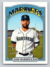 2021 Topps Heritage #658 Jose Marmolejos Seattle Mariners Rookie