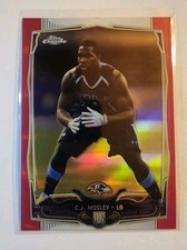 CJ Mosley Rookie #/399 Pink Refractor 2014 Topps Chrome Football