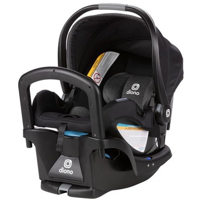 Diono LiteClik 30 R Infant Car Seat & Base, Rear-Facing, UPF 50+, Black