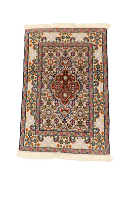   Handgeknüpfter Orientteppich Moud   Auto Fußmatten( 60 X 40 CM)   Neu Top