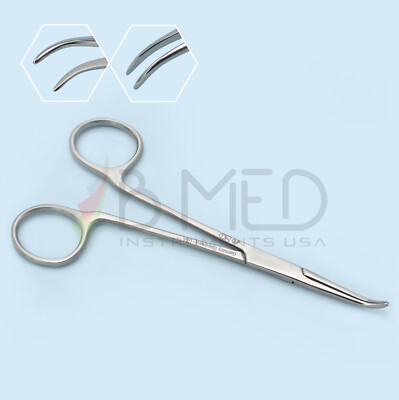 McCabe Facial Nerve Dissector 5 1/2'' Curved Smooth Jaws Sharp German Stainless