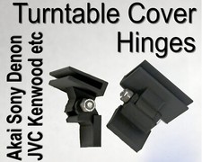 Turntable Record Player Cover Hinges Akai Denon HK JVC Kenwood Sony Many More 