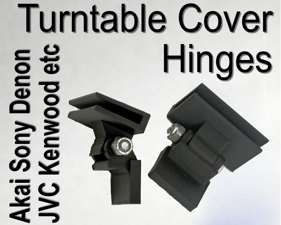 Turntable Record Player Cover Hinges Akai Denon HK JVC Kenwood Sony +Many More!