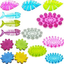 Soap Dish Hard Silicone Various Style Shape Soap Holder Soapbox Christmas Fun UK