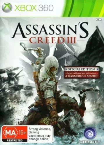 Assassins Creed III 3 - Xbox 360 / Xbox One - Game Games - Loja de Games  Online