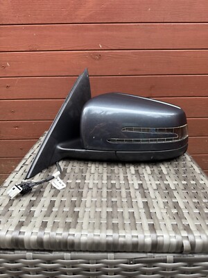 Mercedes W204 c-class passenger side left power folded wing mirror Blue #309