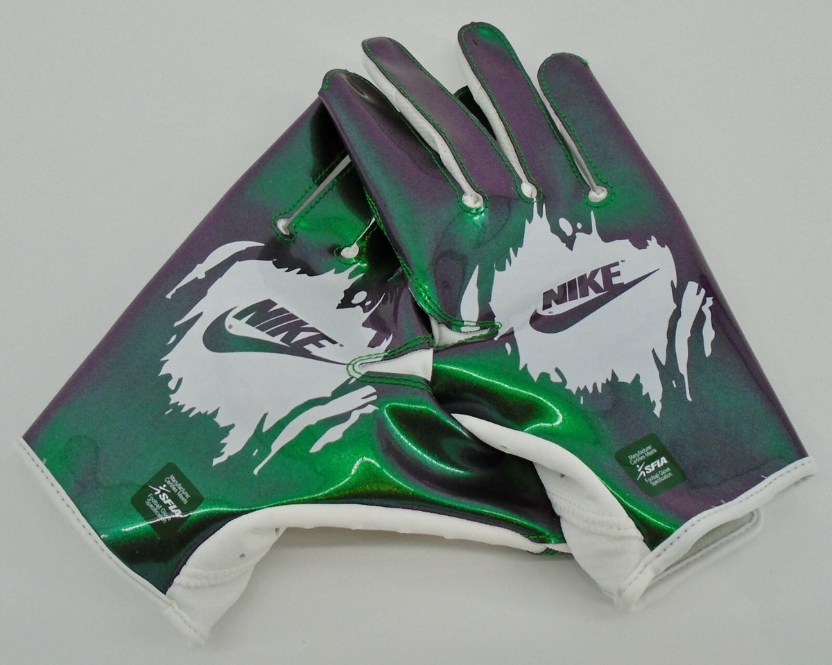 Nike Vapor Jet 8.0 Football Gloves Men's Large Gloves White