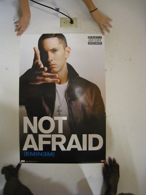 Eminem Poster Not Afraid Mint | eBay