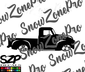 Details About 1953 1956 Ford Truck Decal Lowrider Oldschool Hotrod Fast Sticker Racing New