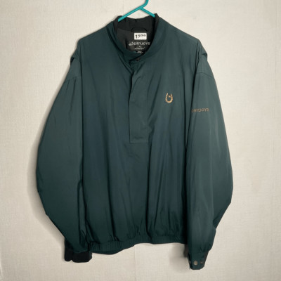 Footjoy Dryjoys FJ Tour Windbreaker Mens Large Teal Golf Rain Jacket Pullover