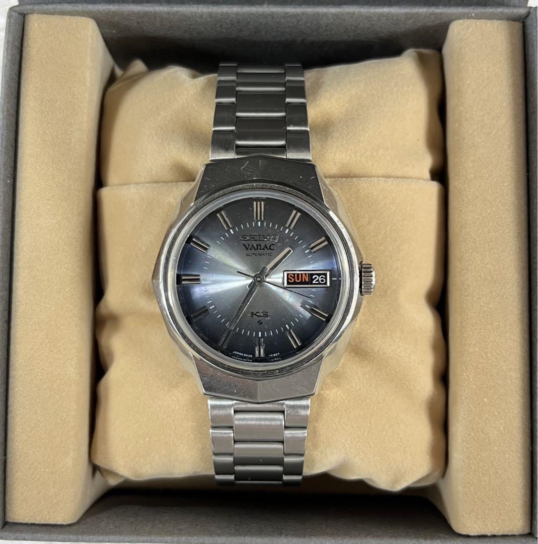 Seiko King Seiko 5626-7140 Vnac Vintage Gray Silver Manual Seiko King Seiko 5626-7140 Vnac Vintage Gray Silver Manual