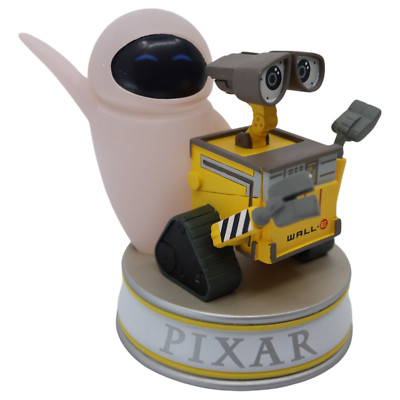 Disney Store Japan Pixar Wall-E and Eve LED Figure Pixar Fest Rare