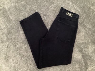 Vintage Kik Wear 91 Dark Navy Blue pants Size 36x34 Retro - See Pictures