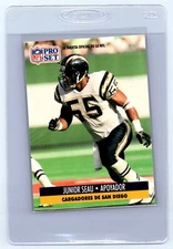 1991 Pro Set Spanish Fresh Pull #645 Junior Seau