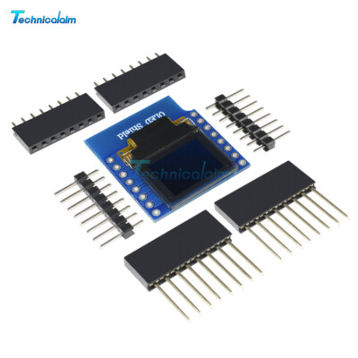 OLED Shield for WeMos D1 Mini 0.66'' inch 64X48 IIC I2C for Arduino Compatible-