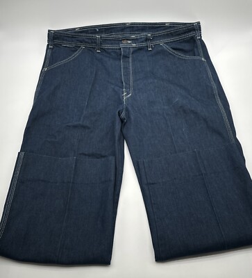 Four Seasons By Ka-LI Jeans Men Size 46x 36 Blue Pockets Logo   #18441