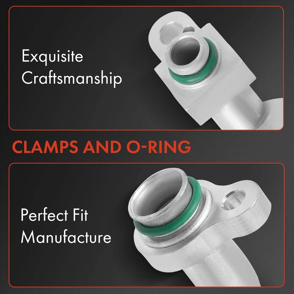 New A/C Suction Line Hose Assembly for Kia Spectra Spectra5 2007 2008-2009 2.0L - Image 2 of 4