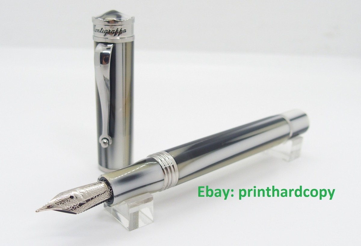 Brand New Montegrappa Ducale Sabbia Fountain Pen Silver Trim. | eBay