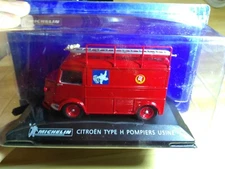 MICHELIN Citroen Type H Pompiers Usine (firefighters factory) 1:43 Altaya [NIB]
