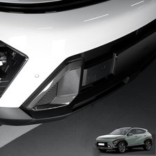 Für Hyundai Kona SX2 Kohlefaser Vordere Stoßstange Gitter Lufteinlass Abdeckung