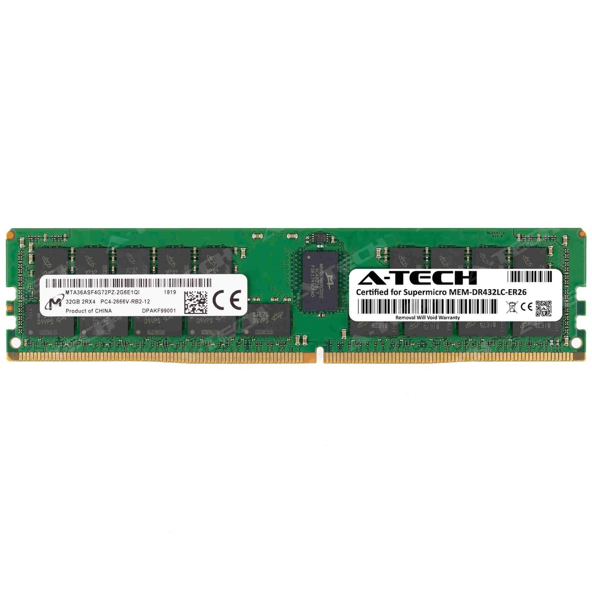 Micron Technology DDR4 32GB 2666Mhz メモリー Micron Crucial 32GB DDR4 SDRAM Memory Module at Amazon.com