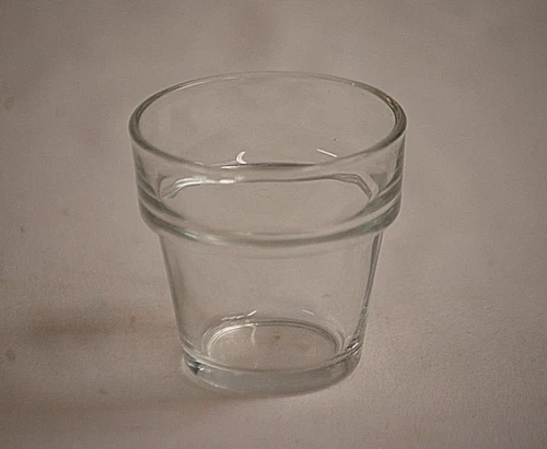 Anchor Hocking Clear Glass Votive Candle Holder Garden Planter Window Box Shelf
