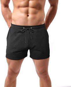 mens cotton workout shorts