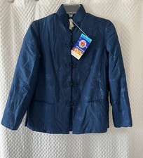 New Peony Brand Chinese Silk Wadding Padded Jacket Womens Medium Shanghai