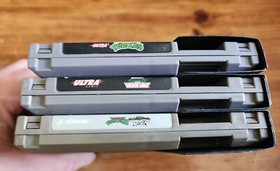 Teenage Mutant Ninja Turtles I + II + III 1 2 3 Nintendo NES [TMNT  Lot]