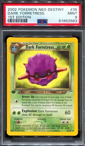 Dark Forretress (1st Edition) graded PSA 9 for sale on eBay