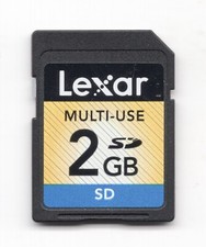 Lexar Multi-Use 2GB SD Genuine Camera Memory Card