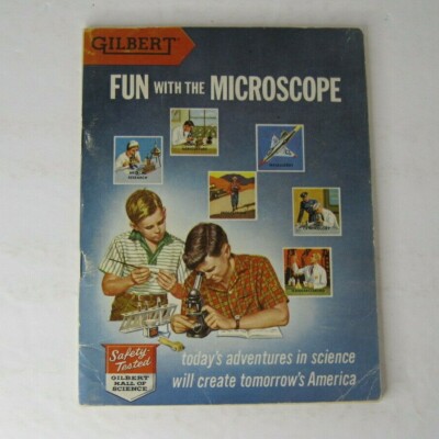Gilbert: Fun with the Microscope manual (Paperback c1938) 
