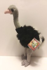 VGN Realistic K M Ostrich Bendable Legs 18" Stuffed Plush Animal