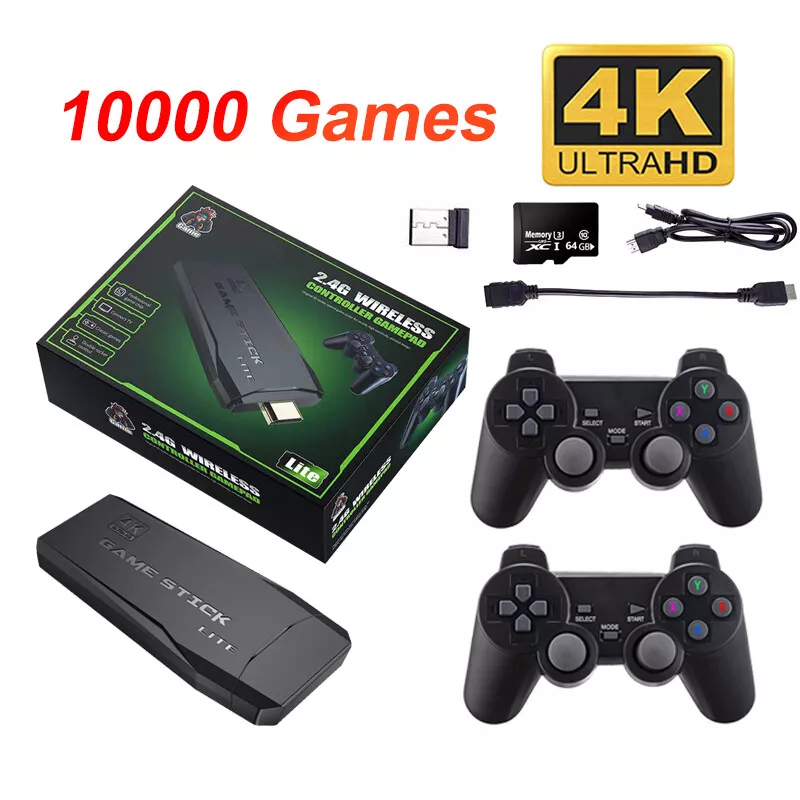 32G-Console de jeu vidéo M8 Pro Game Stick, 4K HDMI HD, 2.4G