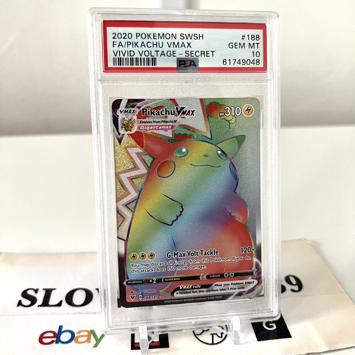 PSA Gem Mint 10 Pokemon Vivid Voltage Secret Rare Rainbow PSA Gem Mint 10 Pokemon Vivid Voltage Secret Rare Rainbow