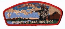 Boy Scout Montana Council 2005 Friends of Scouting FOS Red Border CSP/SAP