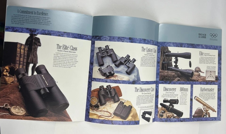 1991 Bushnell Optics Catalog Flyer Scopes Binoculars Bausch & Lomb - Image 3 of 4