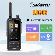 ANYSECU A970S 4G Network Radio Android 9.0 Mobile Phone Zello Real-ptt Pocstar