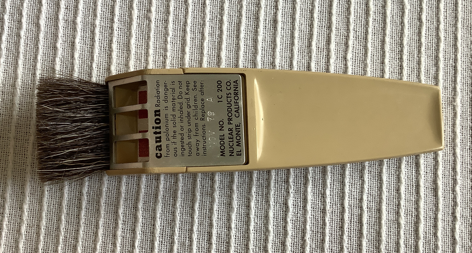 Vintage Staticmaster Polonium Photo Record Brush 1C200 EUC eBay