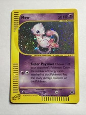 Pokemon TCG Mew 019/165 Expedition Base Set Holo Rare 50 HP EN 2002