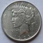 1922 $1 Peace Silver Dollar