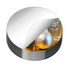 18 Pack Round Mirrors for Centerpieces, Circle Mirror Centerpieces for 10inch