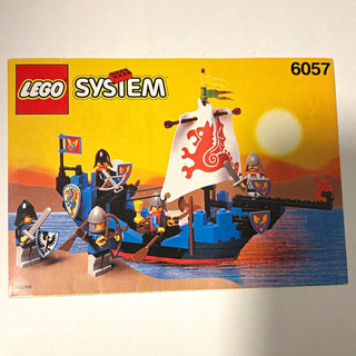 LEGO 6057 Black Knights Boat Castle (Black Knights) Instruction Booklet