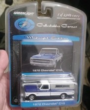 greenlight collectibles corner midnight edition 1972 Chevrolet c10 VHTF #0734
