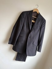 Tuta Charles Campbell su misura Scabal Super 100s lana 38R W31 L31 su misura