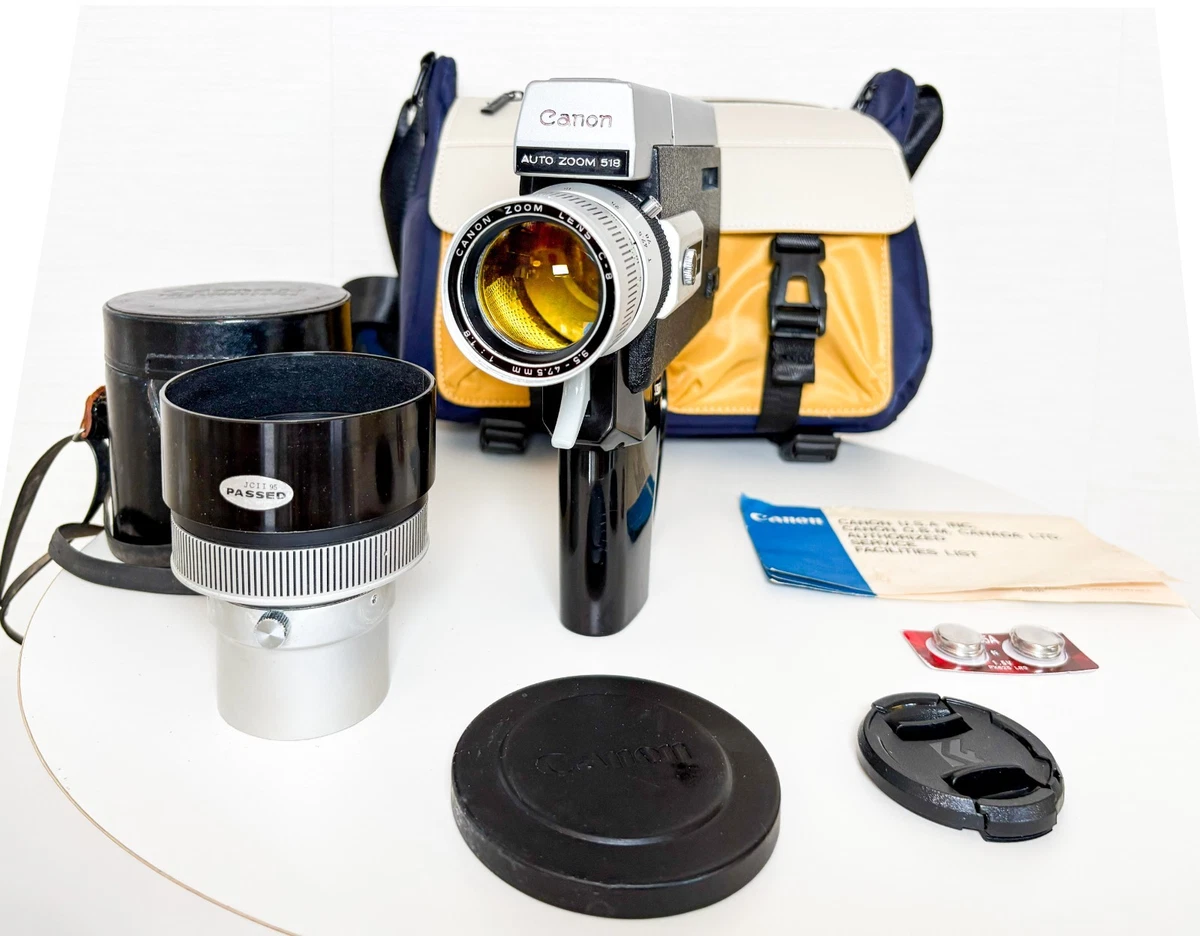Canon Super 8 Zoom Reflex Vintage Movie Camera for sale | eBay